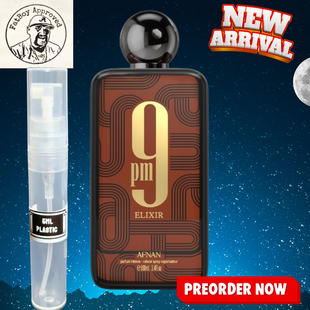 AFNAN 9PM ELIXIR 5ML DECANTS PRE ORDER SHIP BY 8/8