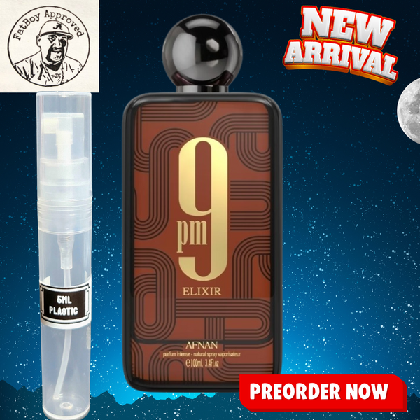 AFNAN 9PM ELIXIR 5ML DECANTS PRE ORDER SHIP BY 8/8