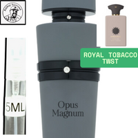 FRAGRANCE WORLD OPUS MAGNUM (ROYAL TOBACCO TWIST) 5ML DECANTS