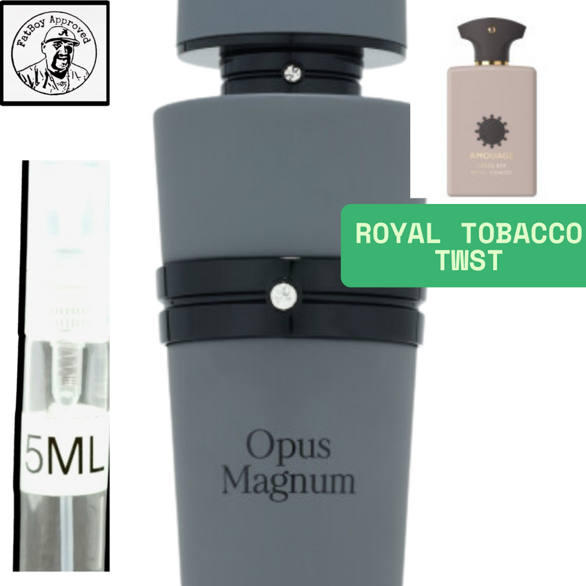 FRAGRANCE WORLD OPUS MAGNUM (ROYAL TOBACCO TWIST) 5ML DECANTS