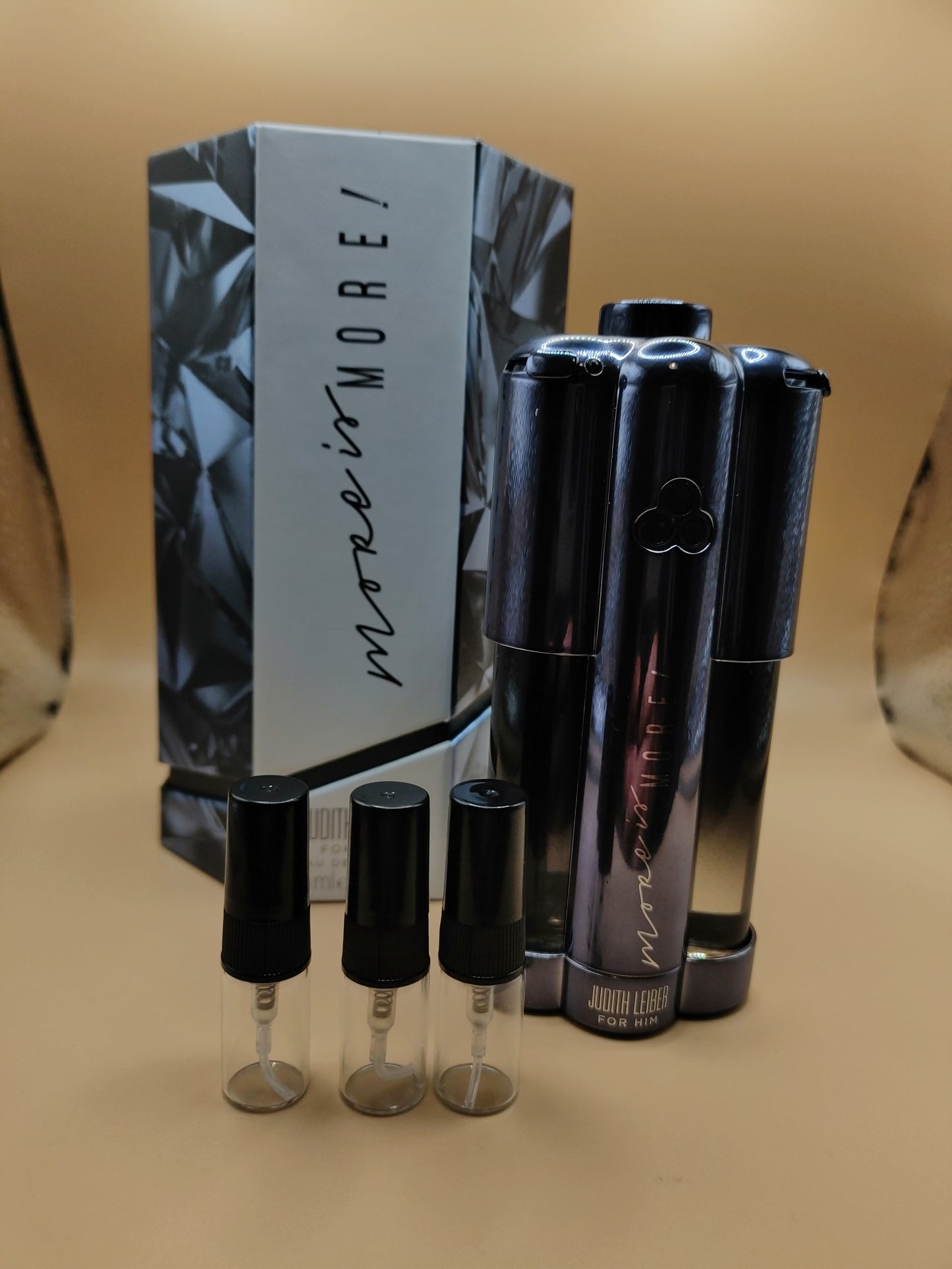 JUDITH LIEBER MORE IS MORE  2 ml SAMPLES. COME WITH FREE SAMPLE.