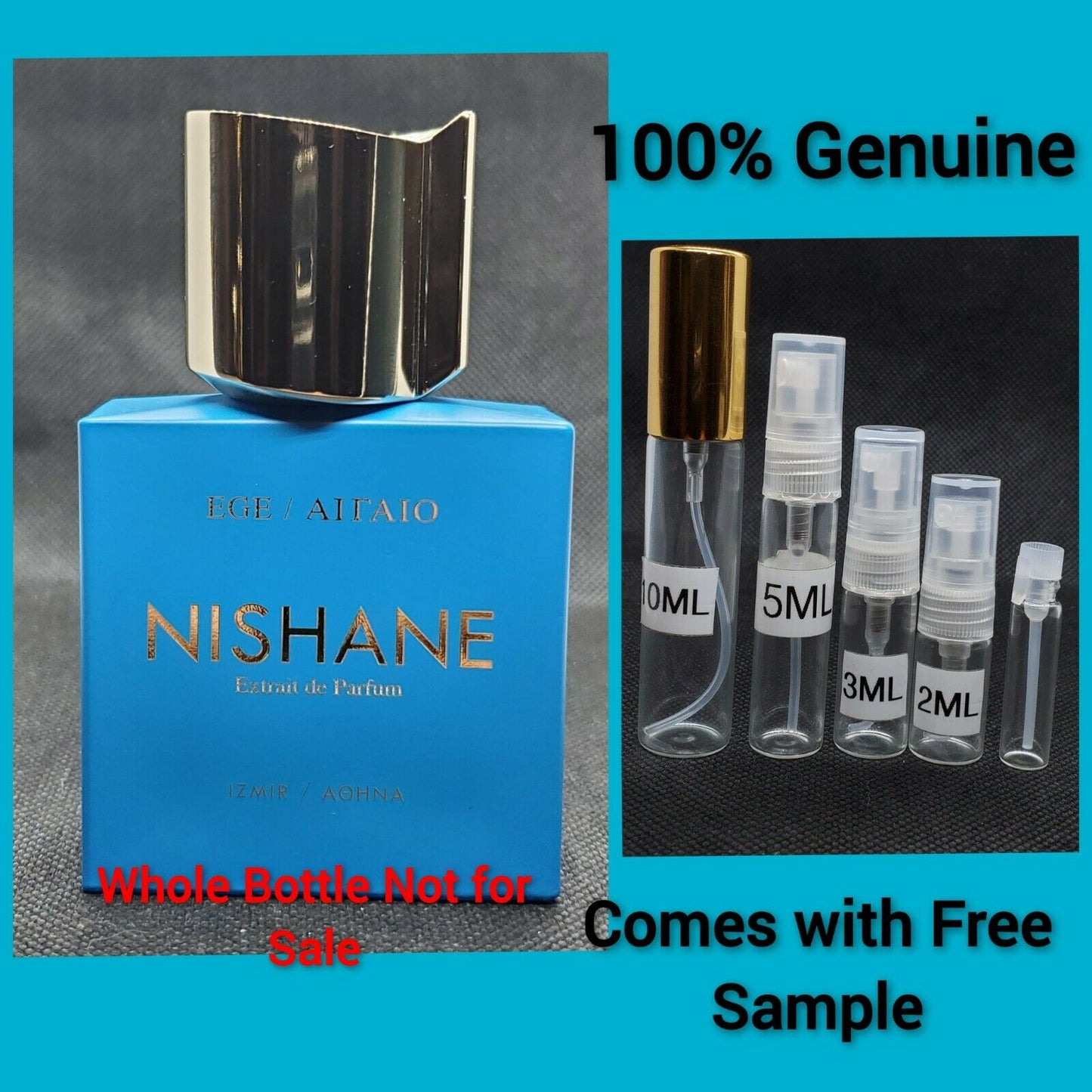 Nishane Ege *New Release* Samples Plus Free Sample+bag