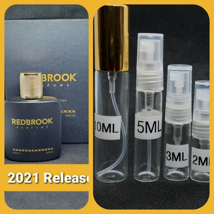 Redbrook Parfums Underground Edition  Samples Plus Free Sample+bag