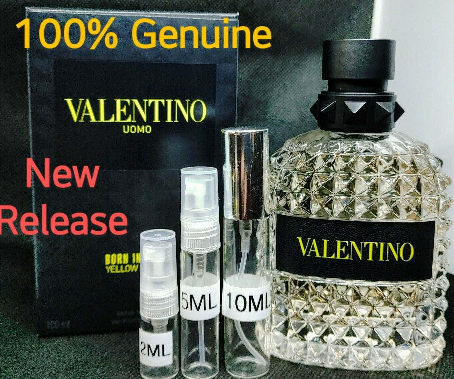 Valentino Oumo Born In Roma Yellow Dream Samples .Plus Free Sample+bag