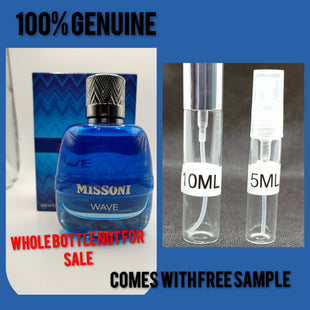 Missoni Wave Samples. Comes with free sample and travel bag