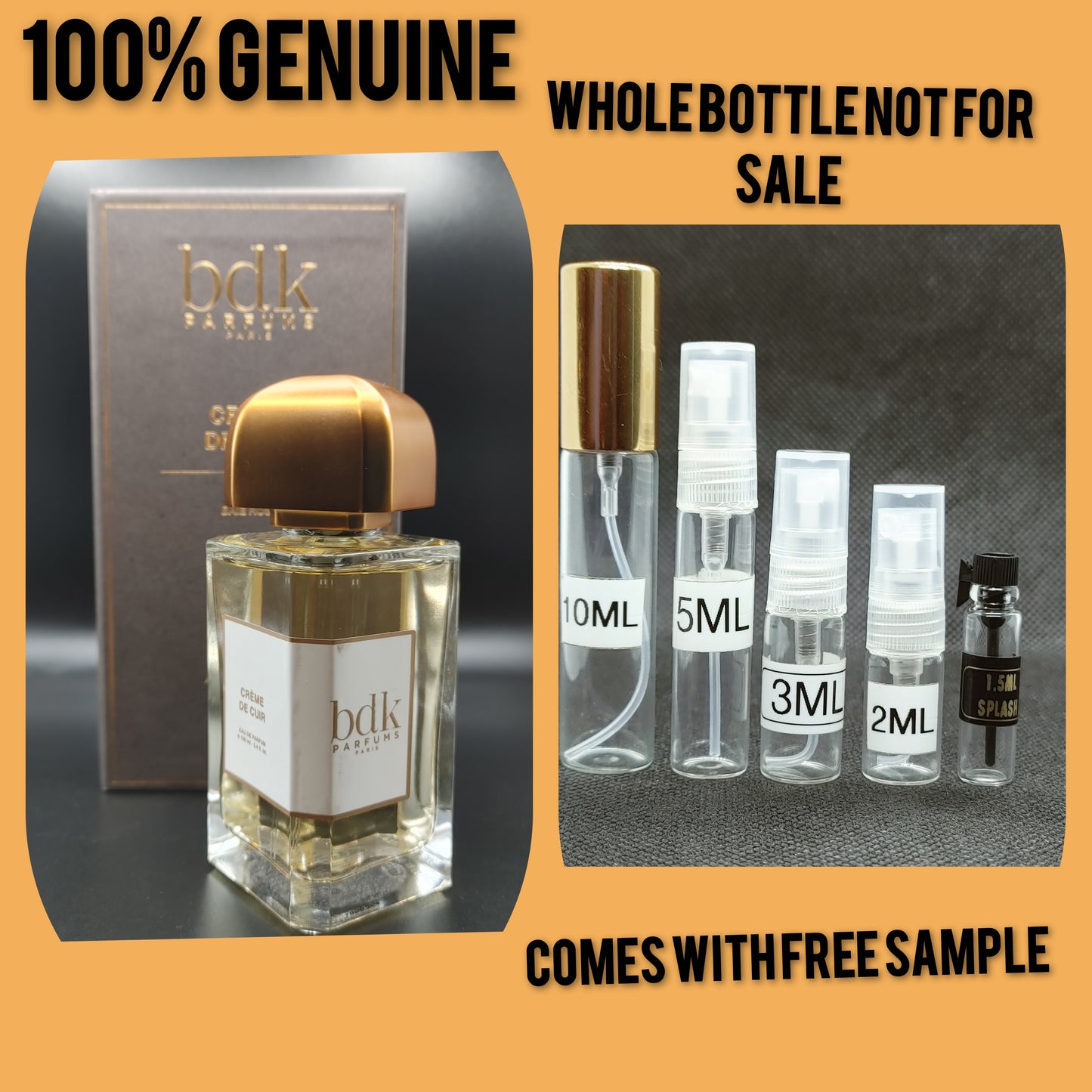 BDK Crème de Cuir  Parfums for women and men