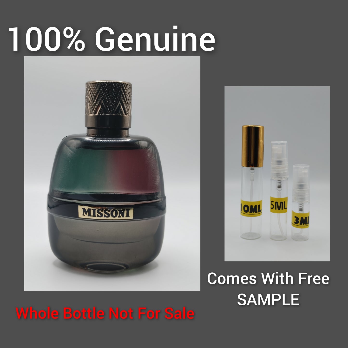 Missoni Pour Homme Decants. Us free sample and travel bag