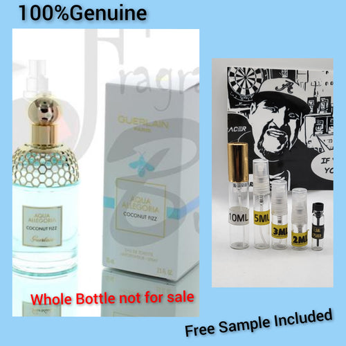 Guerlain Aqua Allegoria Coconut Fizz Guerlain for women and men. Comes with free sample and travel bag