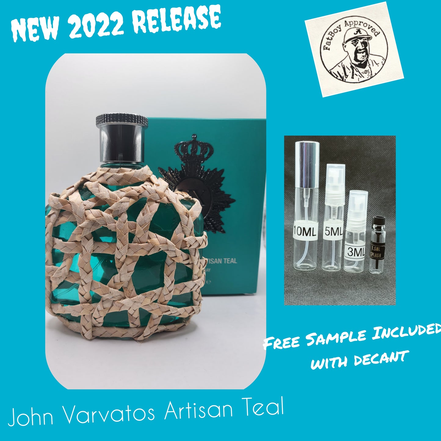 John Varvatos XX Artisan Teal  for men Decants