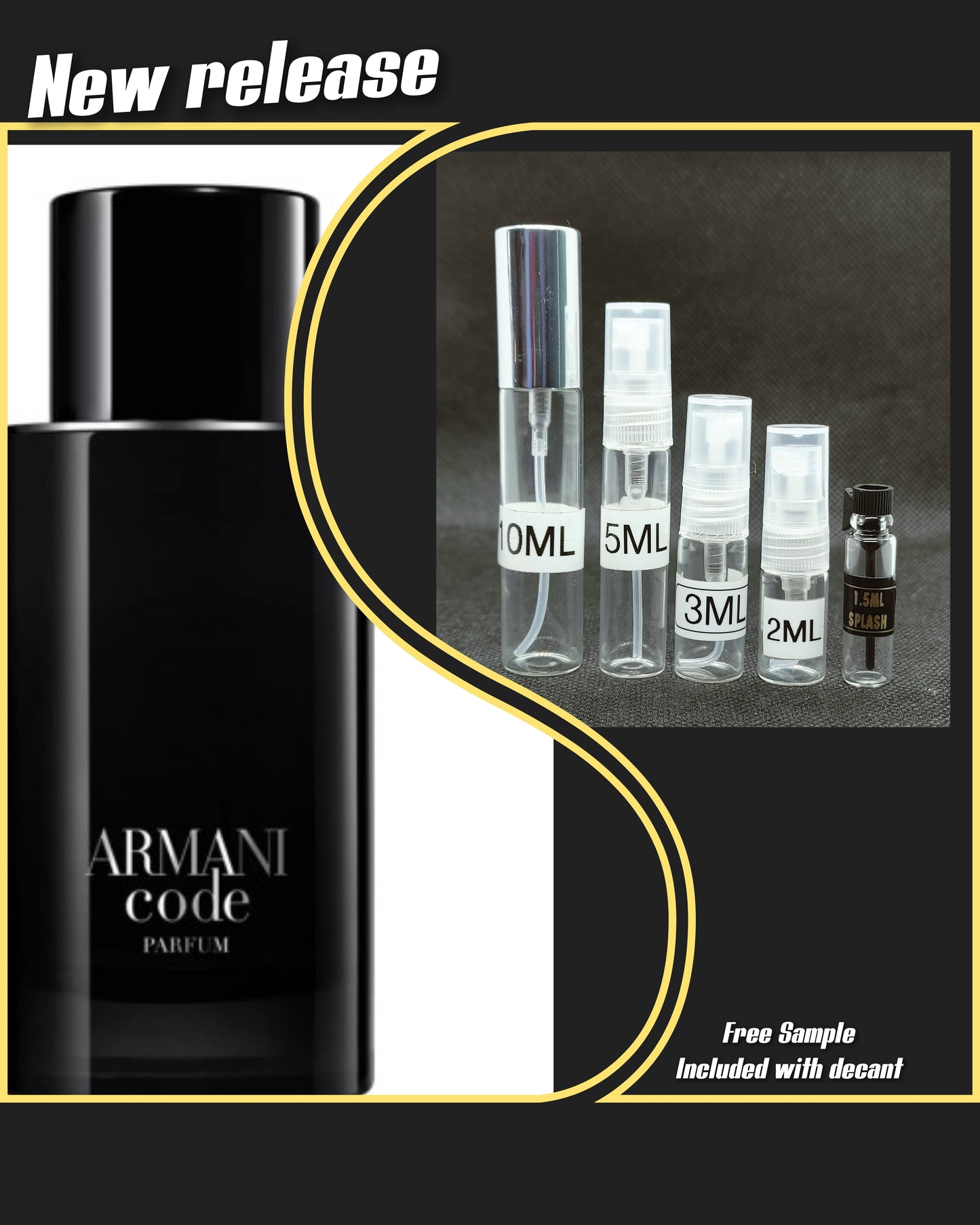 Giorgio Armani Armani Code Parfum for men Decants