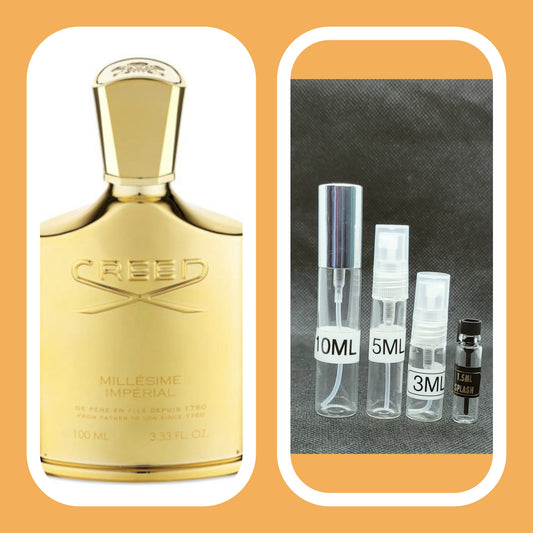 Millésime Impérial Creed for women and men decants