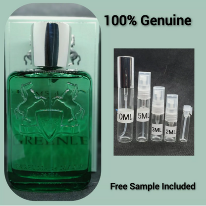 Parfums De Marly Greenley Samples Plus Free Sample+bag