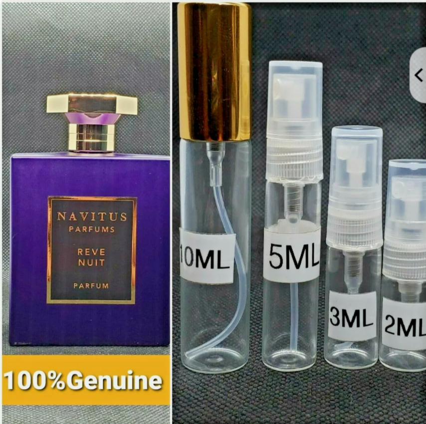 Navitus Parfums Reve Nuit Samples Plus Free Sample+bag