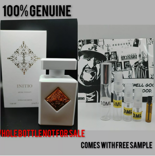 Initio Parfums  Musk Therapy SAMPLES .Plus Free Sample and  travel bag